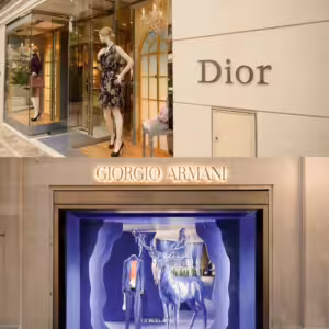 Dior & Armani Shops