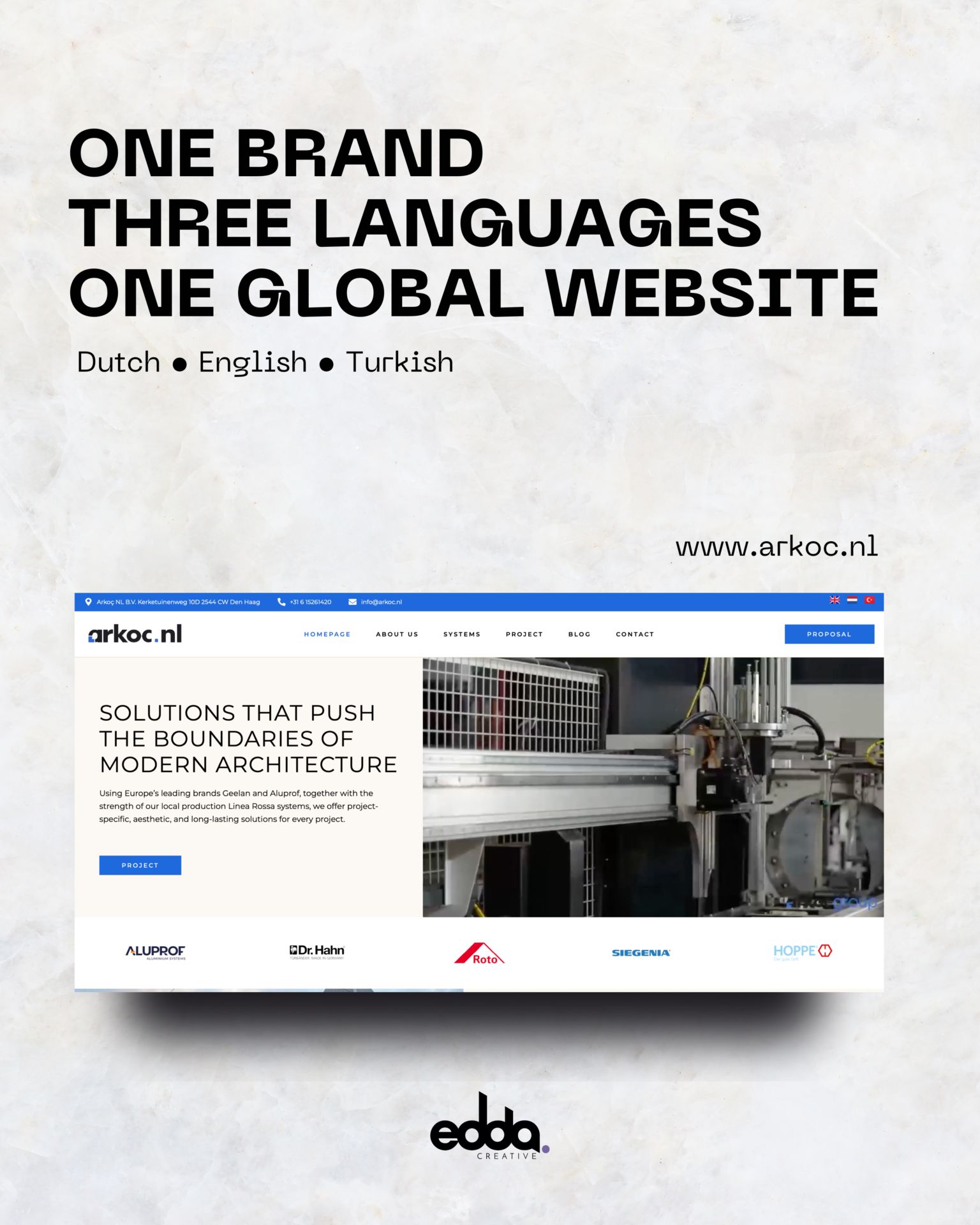 ArkocNL Global Web Sitesi Projesi – arkoç edda creative