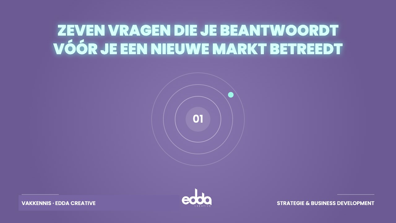 Zeven vragen die je beantwoordt vóór je een nieuwe markt betreedt