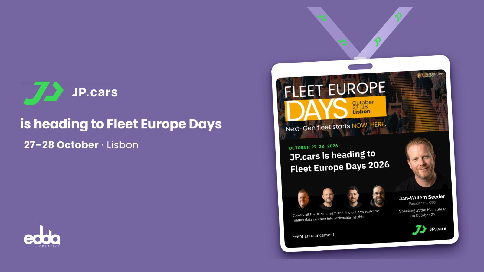 JP.cars Fleet Europe Days 2026 Lizbon