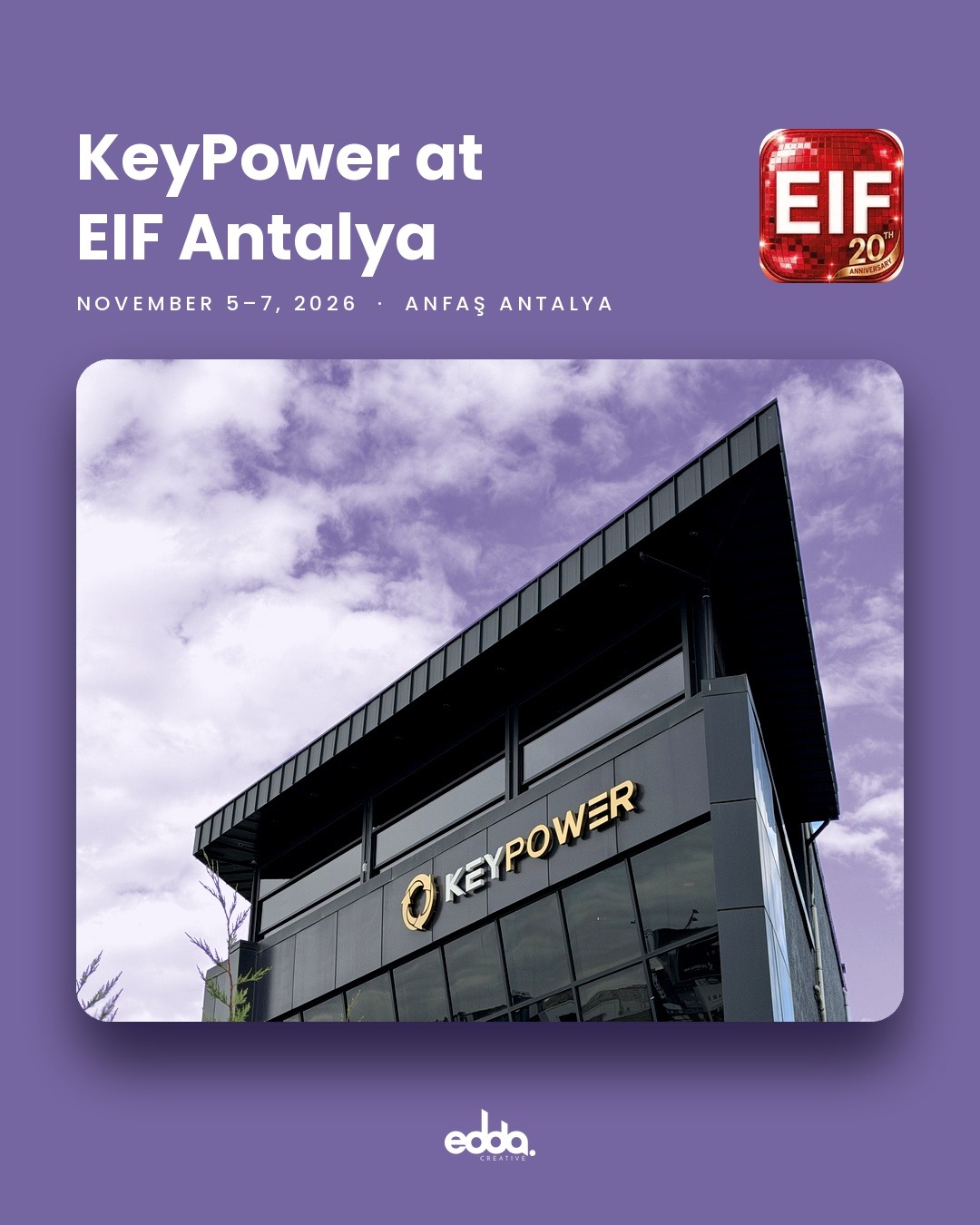 KeyPower op EIF Antalya – 5–7 november 2026, ANFAŞ