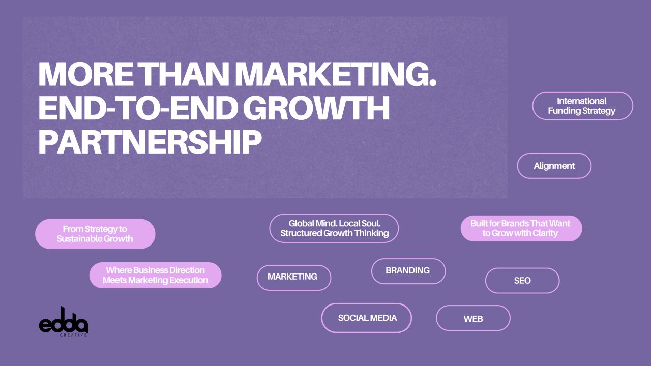 More Than Marketing. An End to End Growth Partner