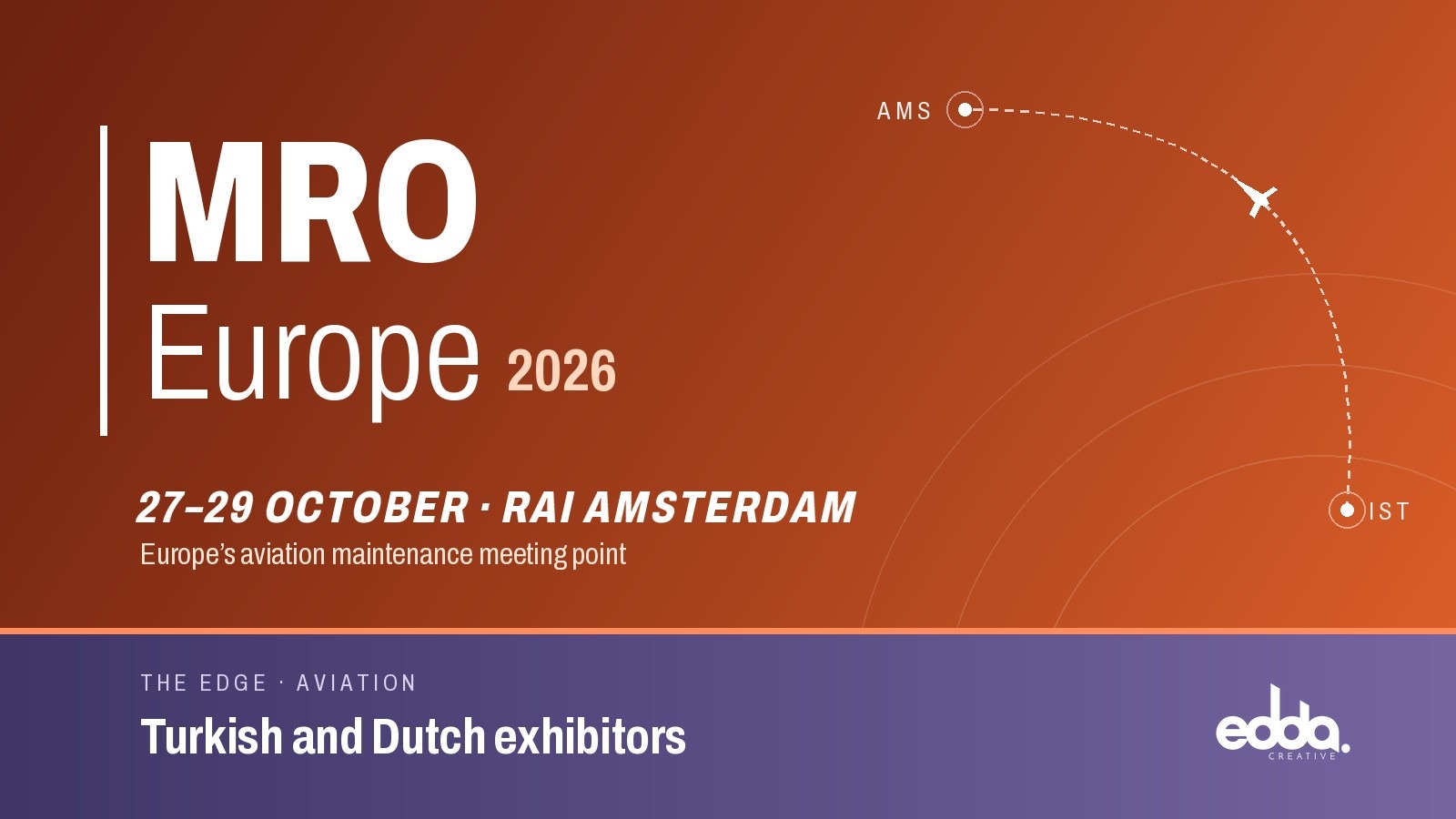 MRO Europe 2026 cover: 27–29 October, RAI Amsterdam, Turkish and Dutch exhibitors