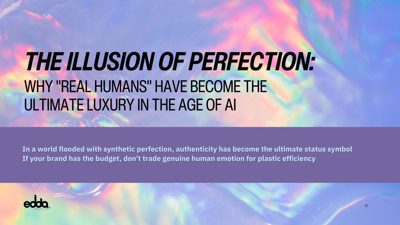 The Illusion of Perfection: Why "Real Humans" Have Become the Ultimate Luxury in the Age of AI
